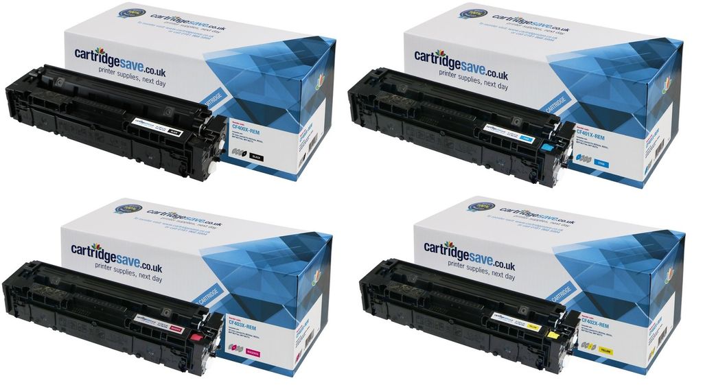 Compatible HP 201X High Capacity 4 Colour Toner Cartridge Multipack