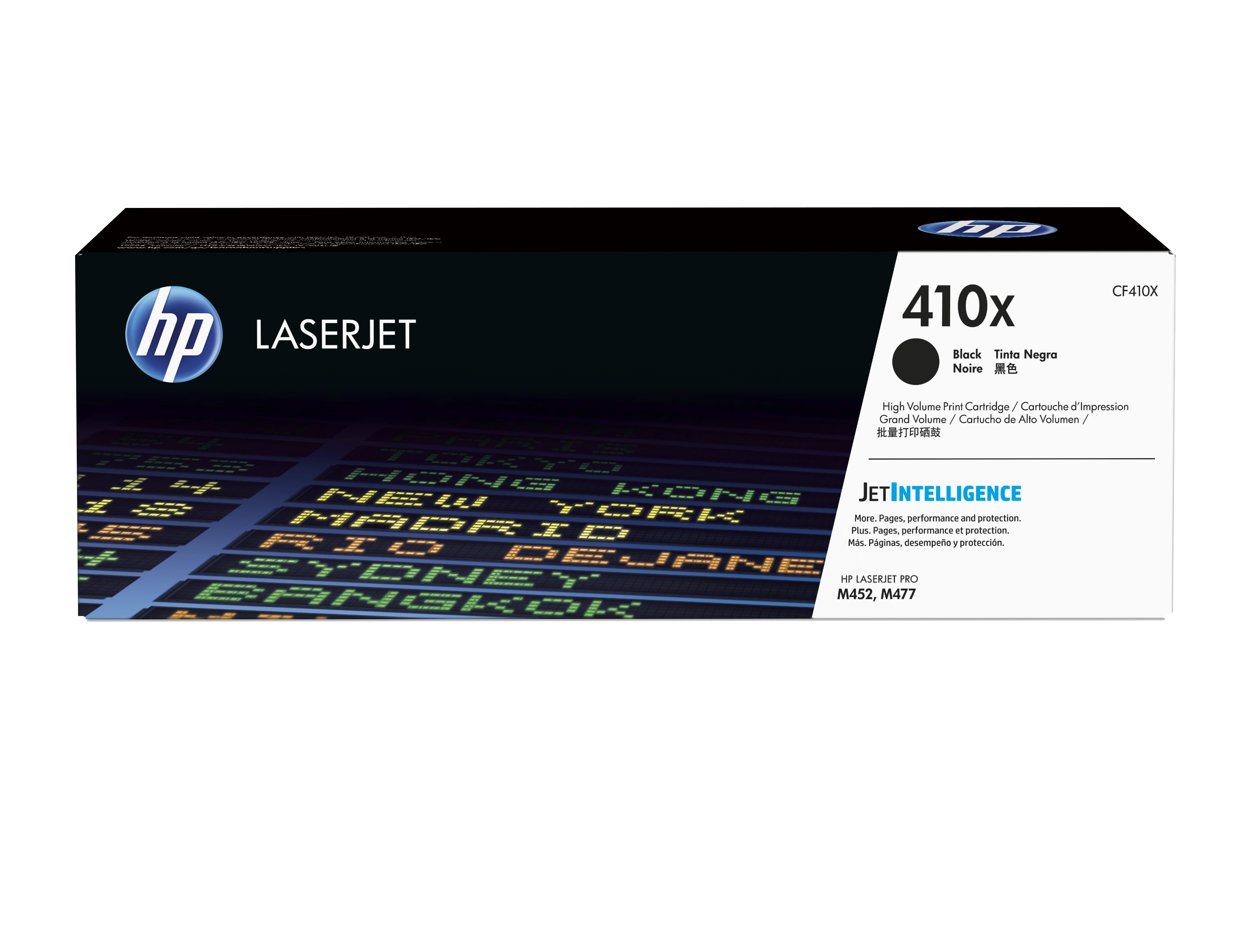 HP 410X High Capacity Black Toner Cartridge - (CF410X)