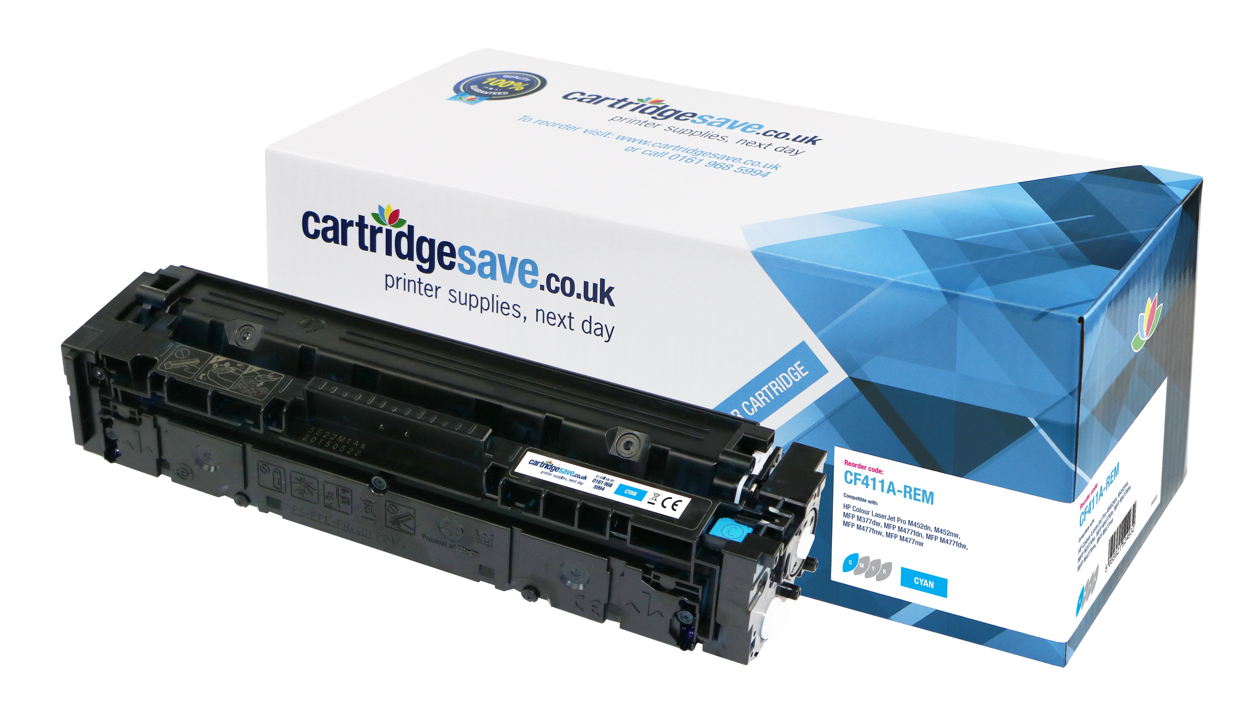 Compatible HP 410A Cyan Toner Cartridge - CF411A