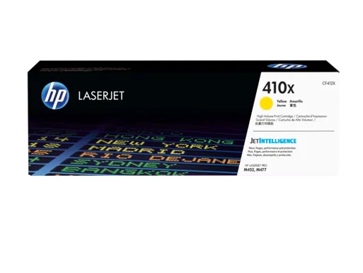 HP 410X High Capacity Yellow Toner Cartridge - (CF412X)