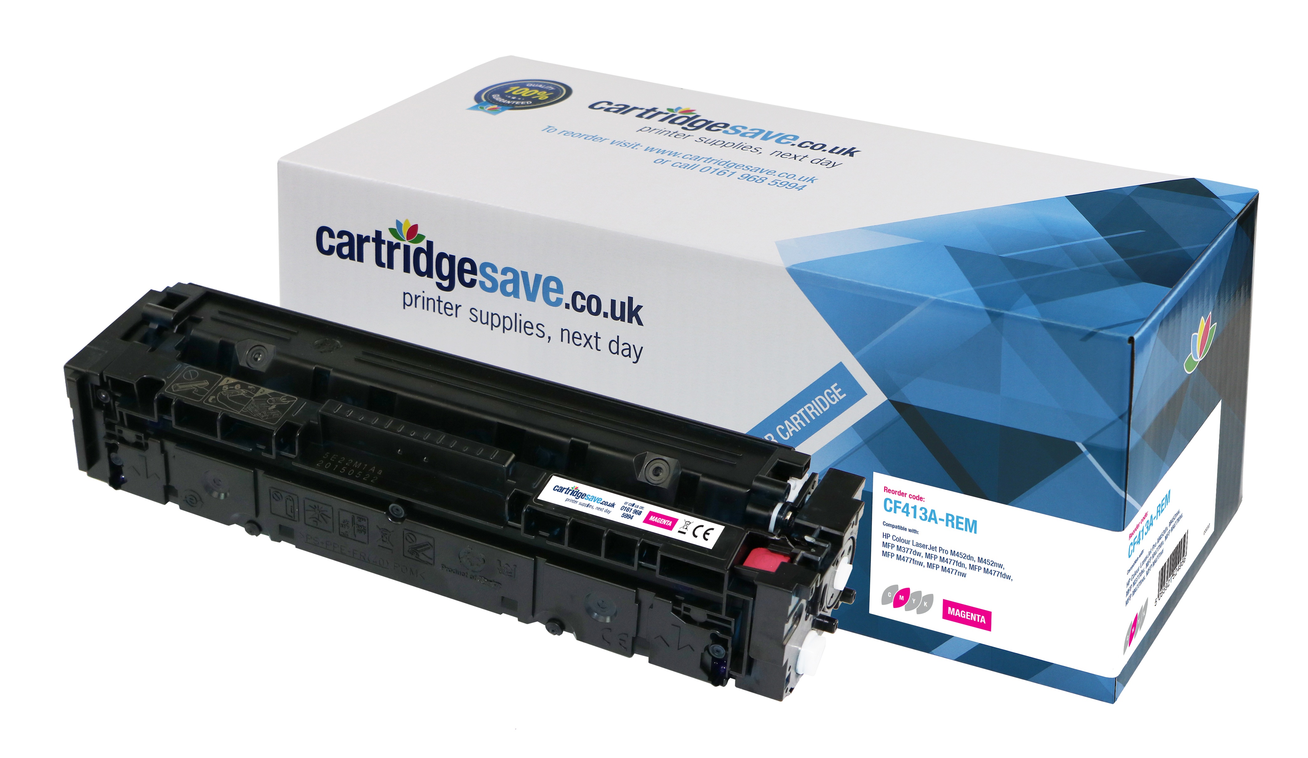 Compatible HP CF413A Magenta Toner Cartridge - (410A)