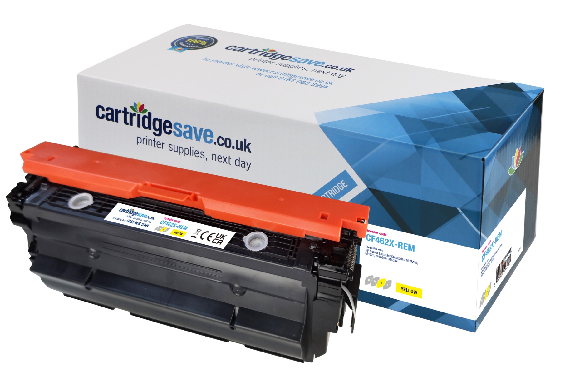 Compatible HP 656X High Capacity Yellow Toner Cartridge - (CF462X)