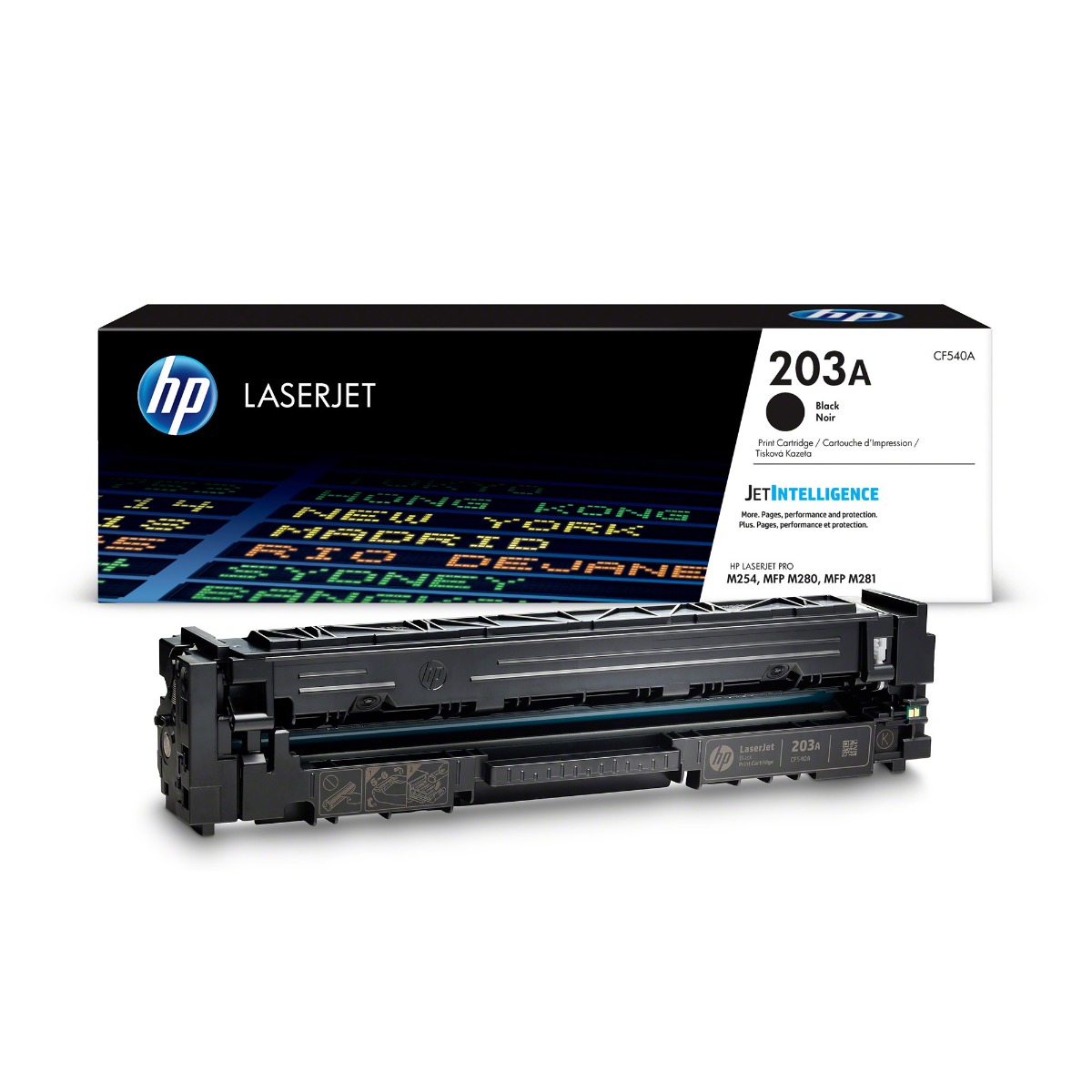 HP 203A Black Toner Cartridge - (CF540A)