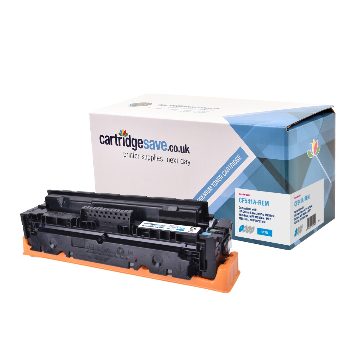 Compatible HP 203A Cyan Toner Cartridge - (CF541A)