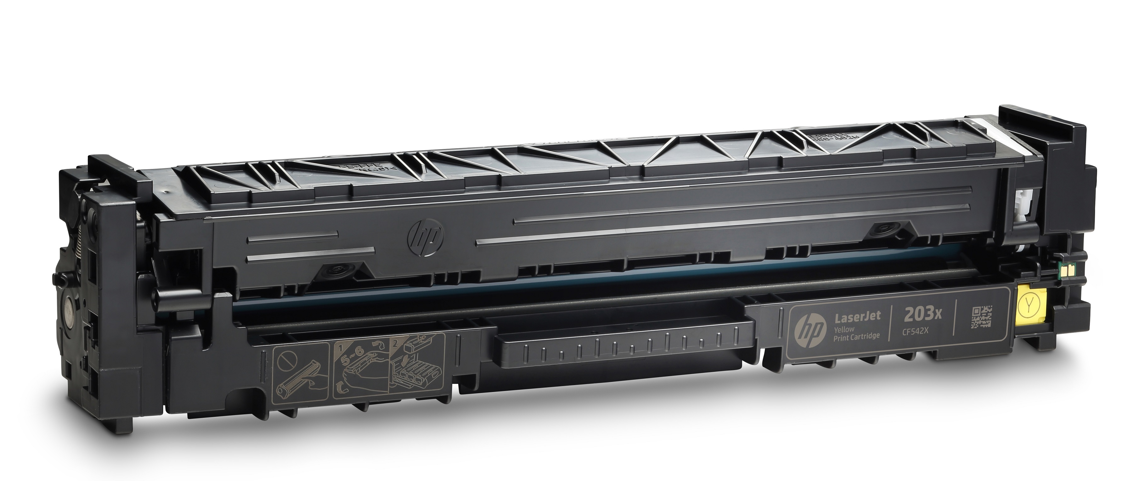 HP 203X High Capacity Yellow Toner Cartridge - (CF542X)