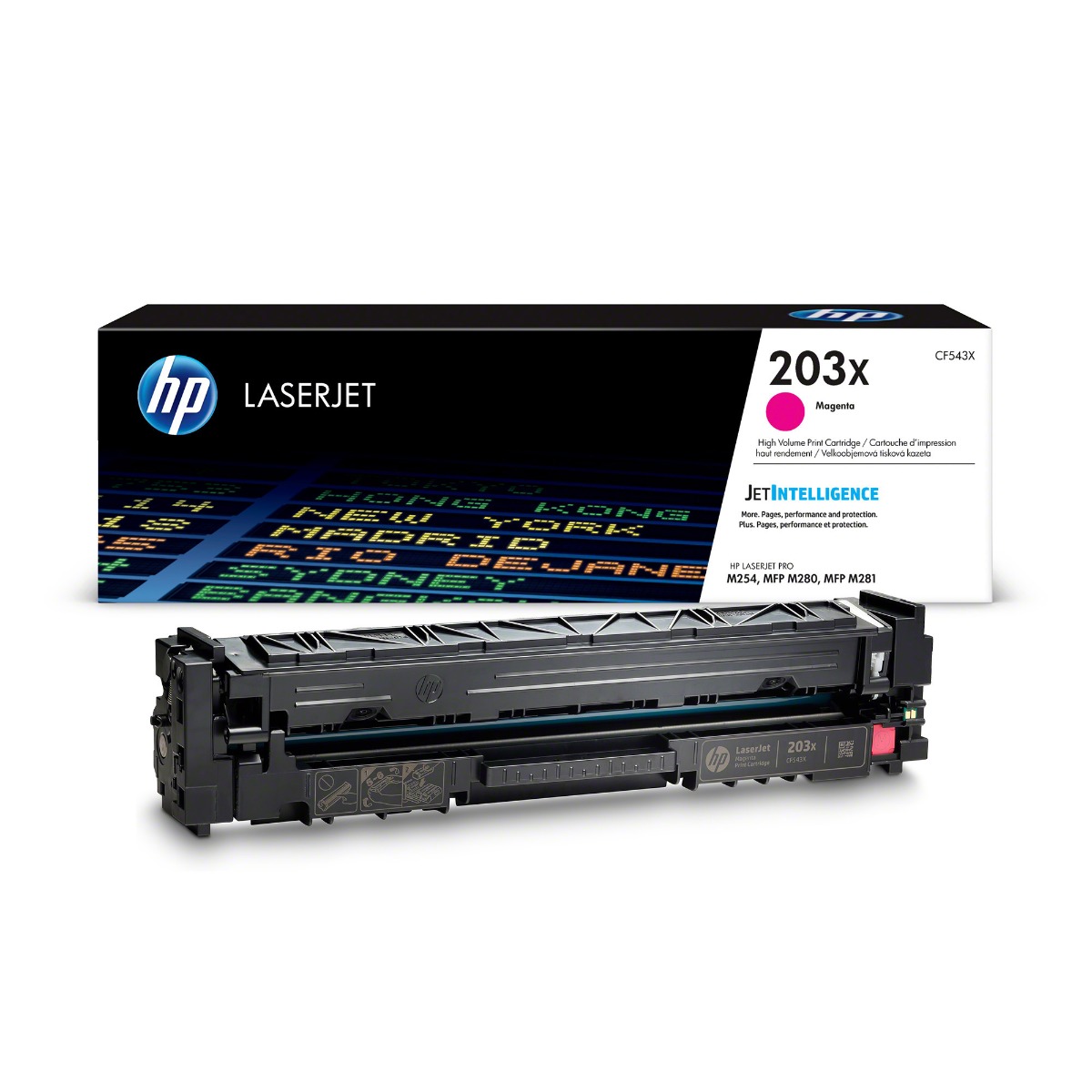 HP 203X High Capacity Magenta Toner Cartridge - (CF543X)