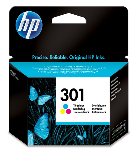 HP 301 Tri-Colour Ink Cartridge - (CH562EE)