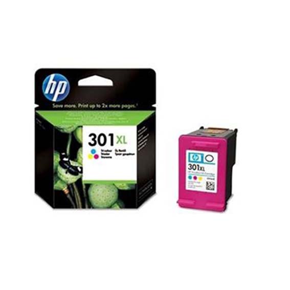 HP 301XL High Capacity Tri-Colour Ink Cartridge - (CH564EE)