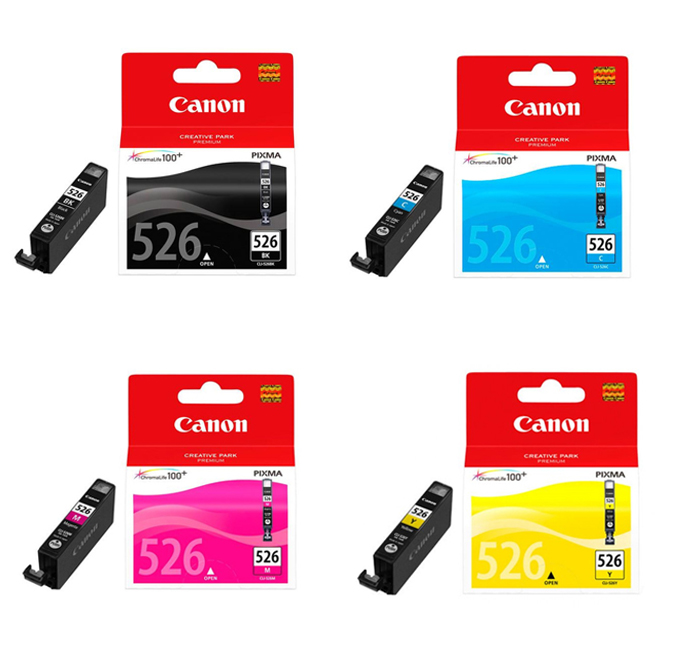 Canon CLI-526 4 Colour Ink Cartridge Multipack