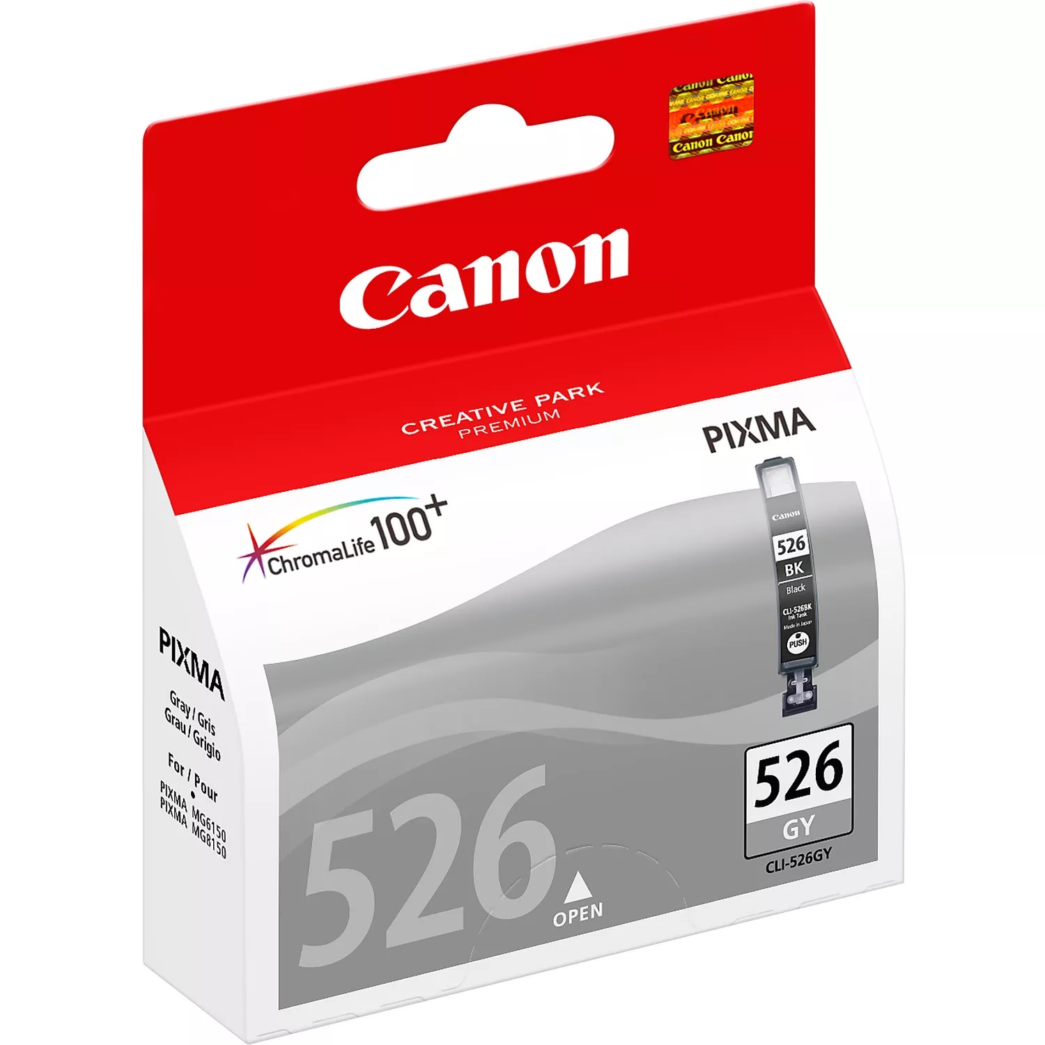 Canon CLI-526GY Grey Ink Cartridge - (4544B001AA)