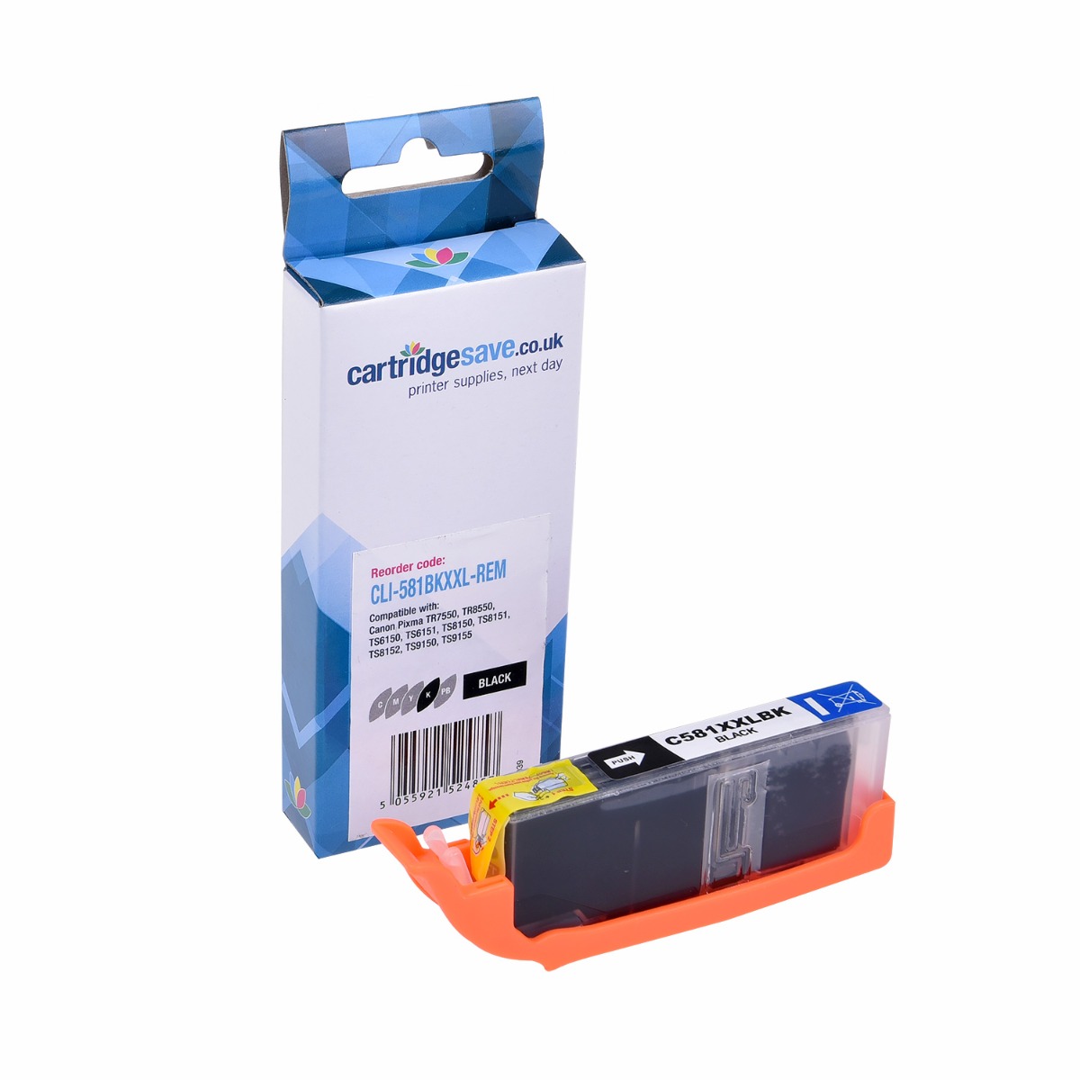 Compatible Canon CLI-581BKXXL Black Extra High Capacity Ink Cartridge