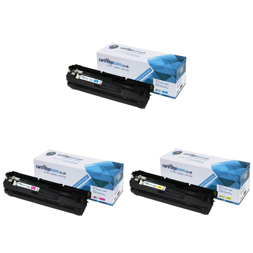 Compatible Samsung 506 High Capacity 3 Colour Toner Cartridge Multipack