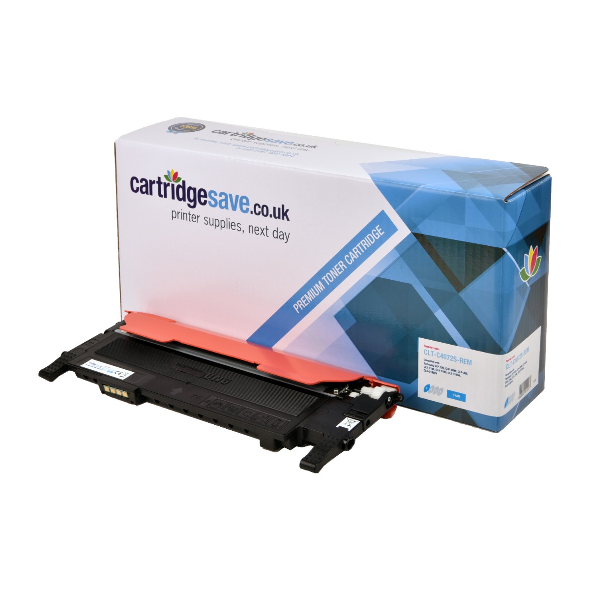 Compatible Samsung CLT-C4072S Cyan toner cartridge - (CLT-C4072S/ELS)