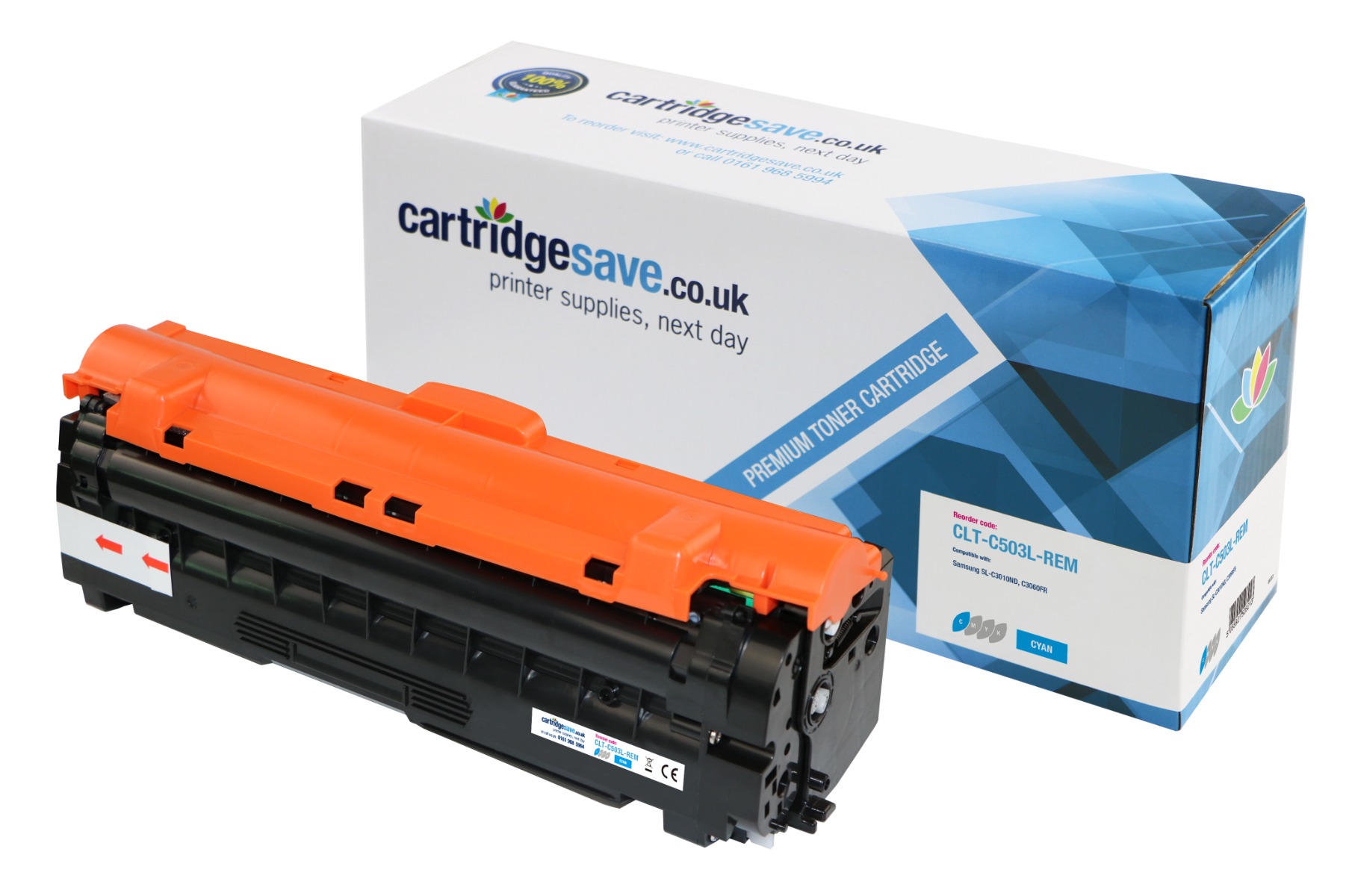 Compatible Samsung CLT-C503L Cyan Toner Cartridge - (CLT-C503L)