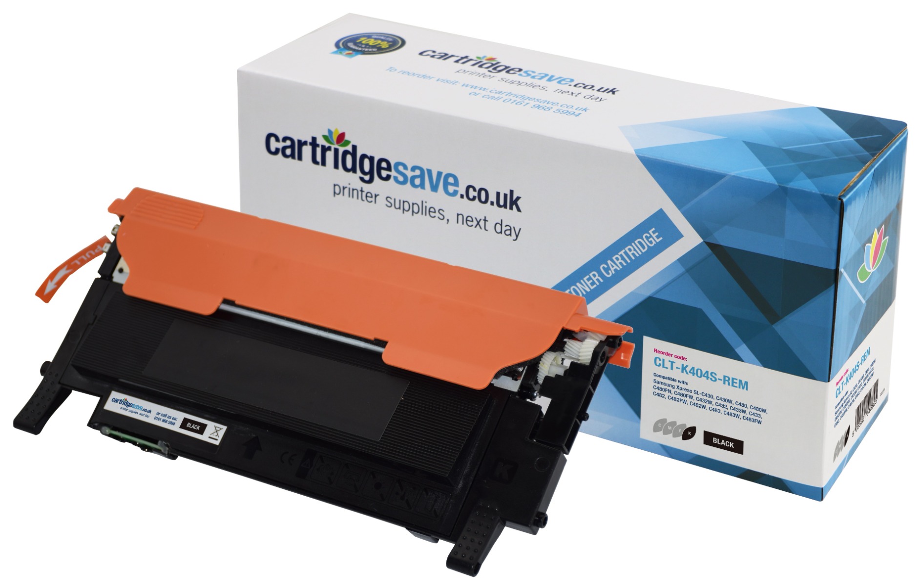 Compatible Samsung CLT-K404S Black Toner Cartridge (CLT-K404S/ELS)