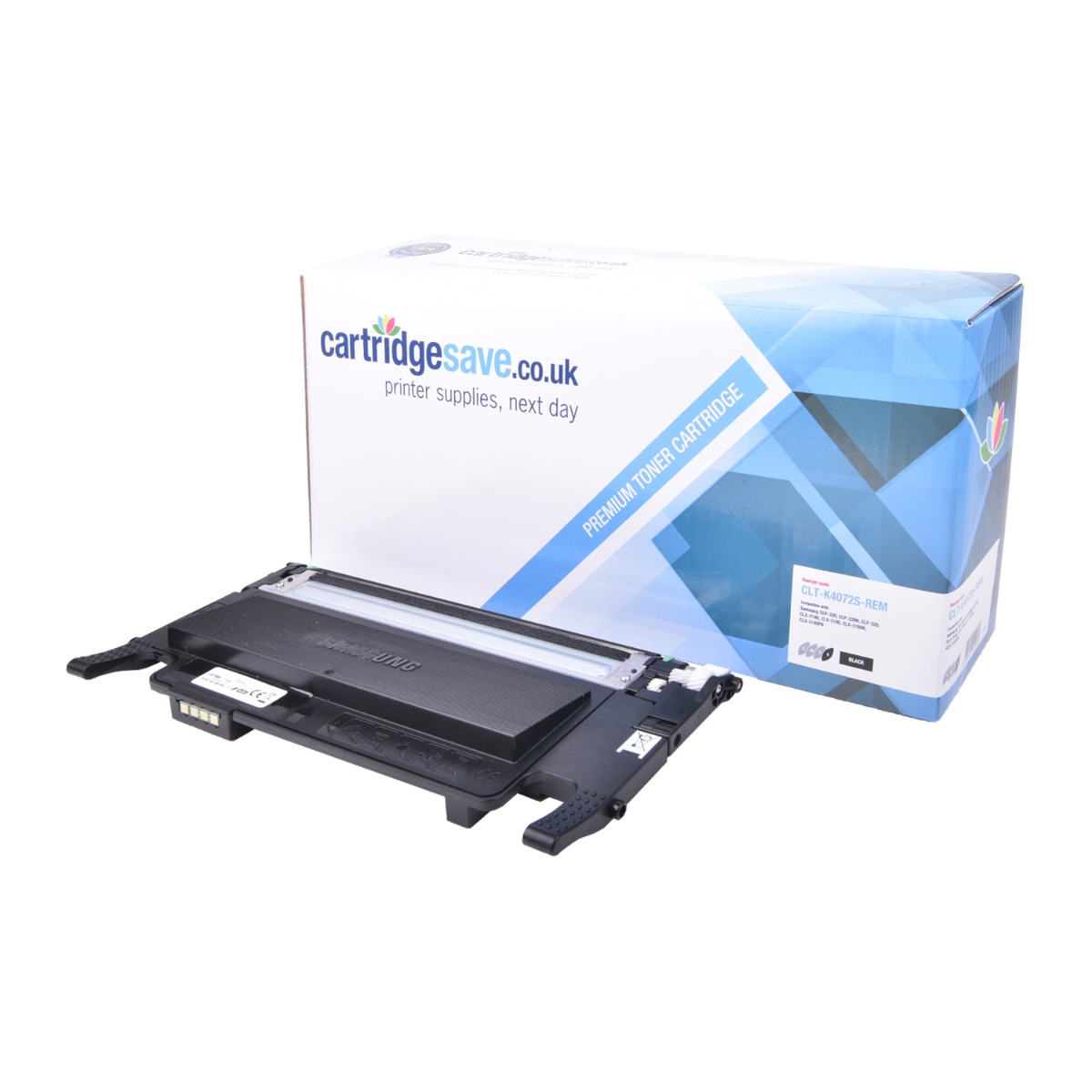 Compatible Samsung CLT-K4072S Black toner cartridge - (CLT-K4072S/ELS)