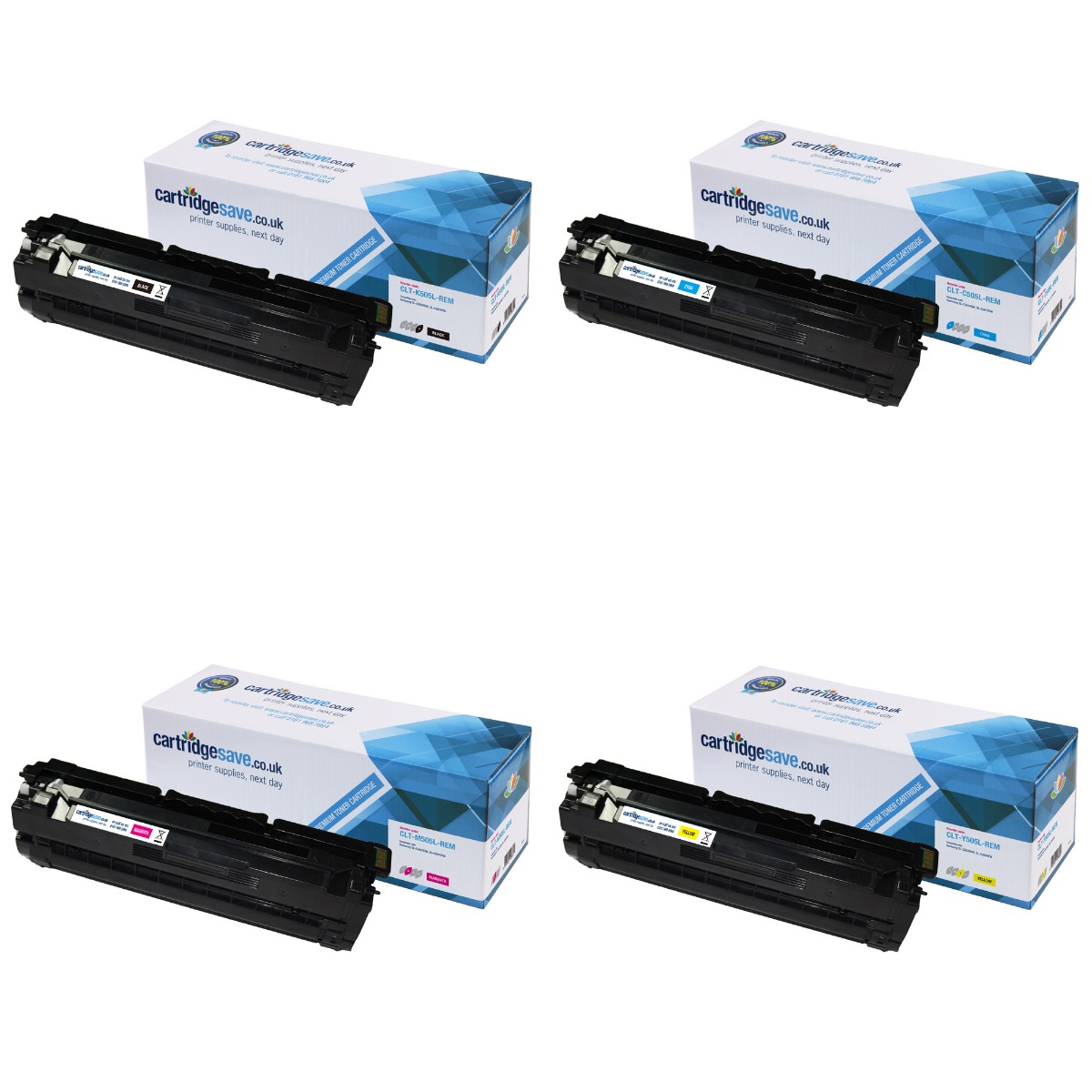 Compatible Samsung C505 4 Colour Toner Cartridge Multipack