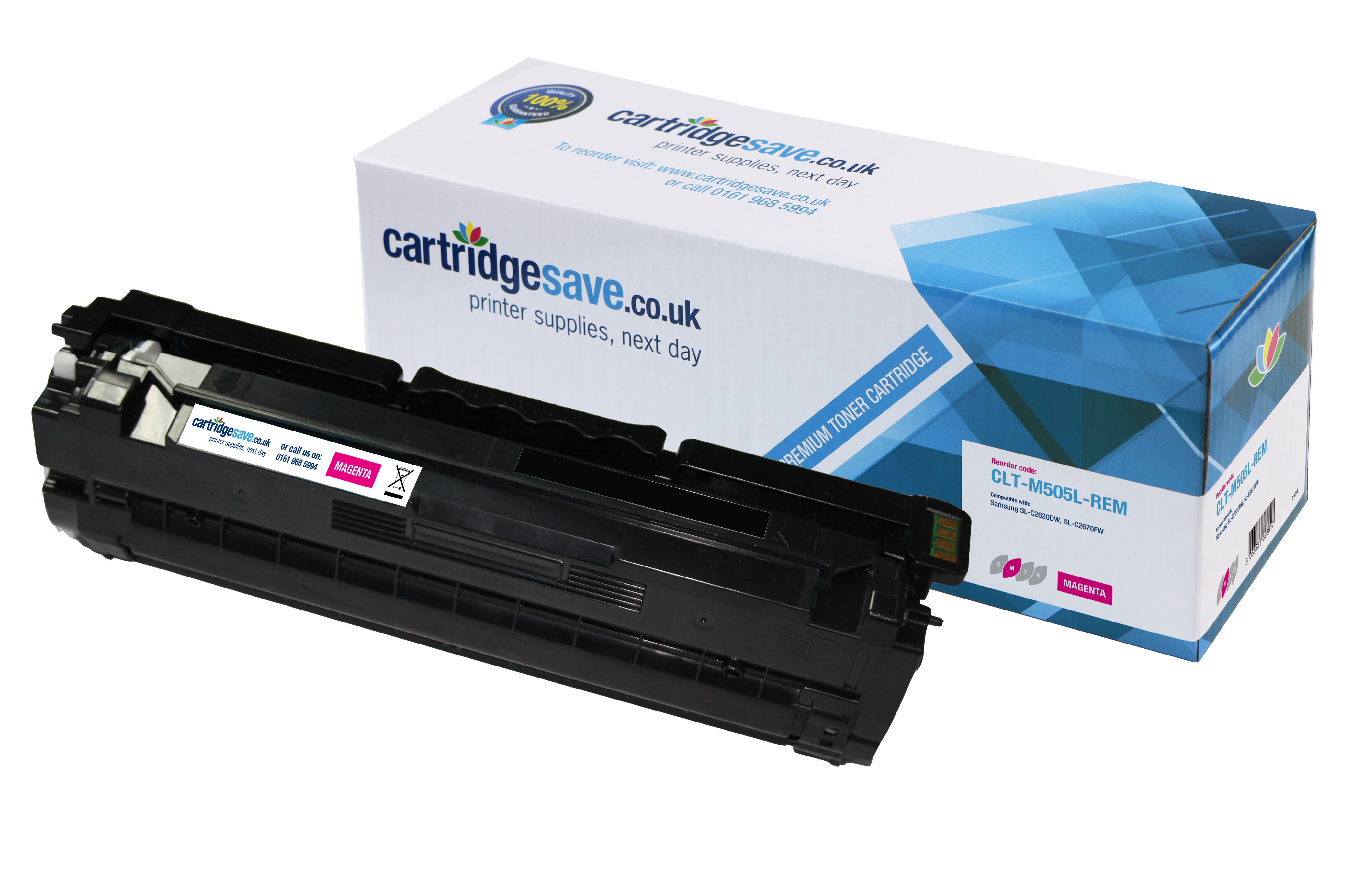 Compatible Samsung CLT-M505L Magenta Toner Cartridge - (CLT-M505L)