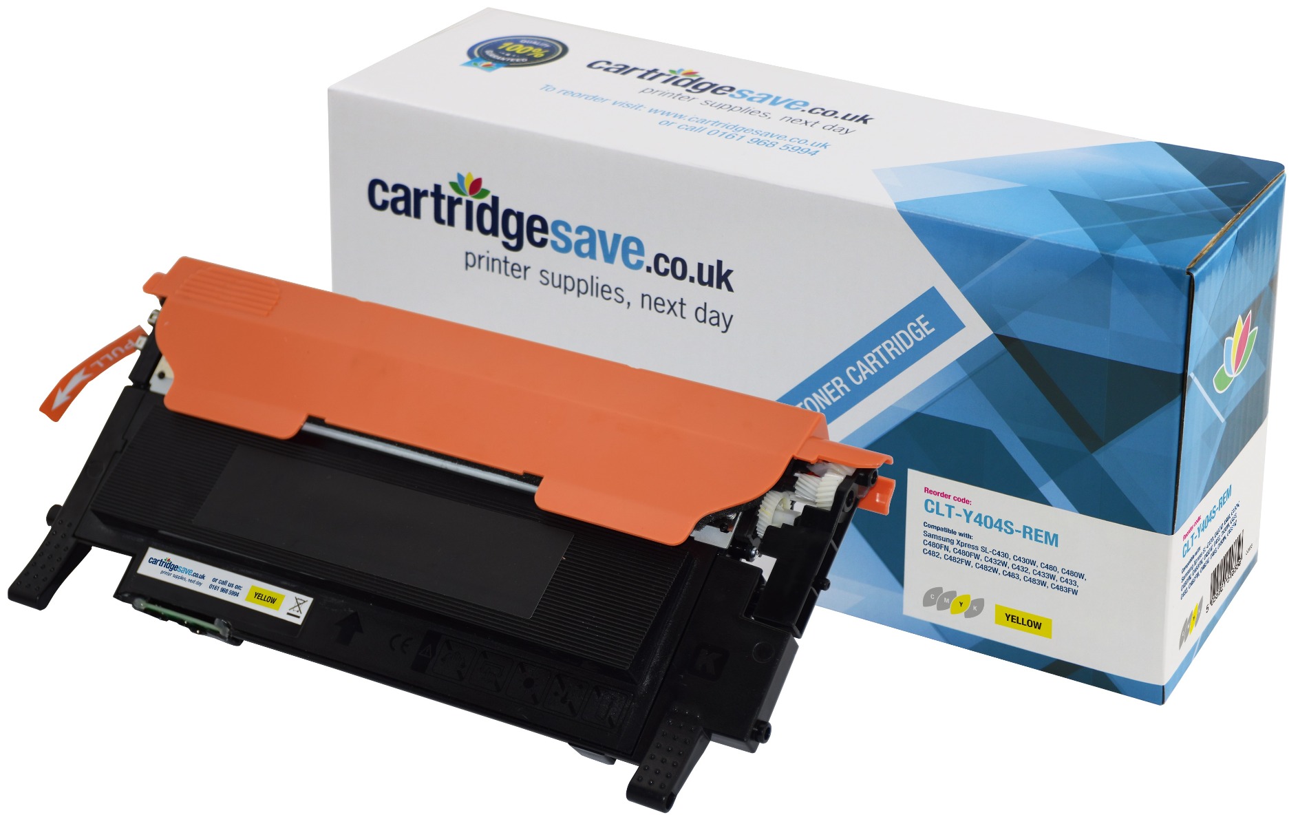 Compatible Samsung CLT-Y404S Yellow Toner Cartridge (CLT-Y404S/ELS)