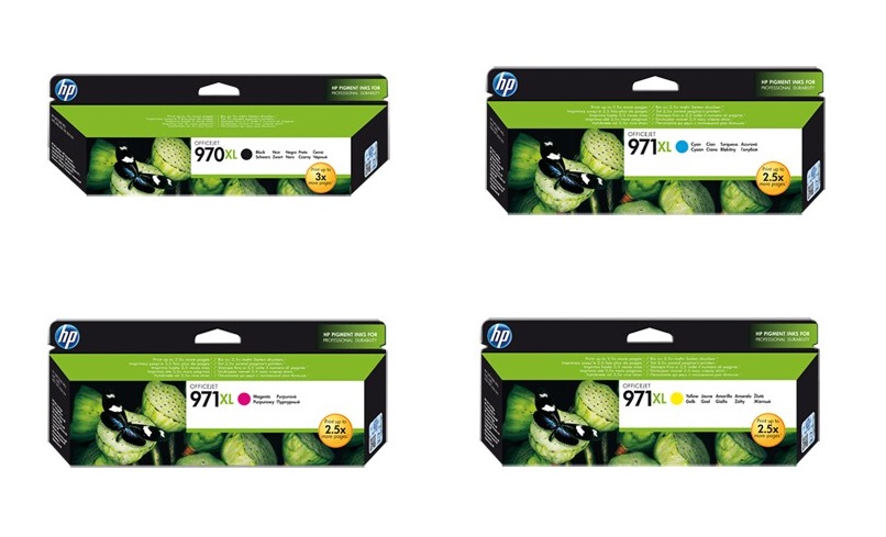 HP 970XL / 971XL High Capacity 4 Colour Ink Cartridge Multipack