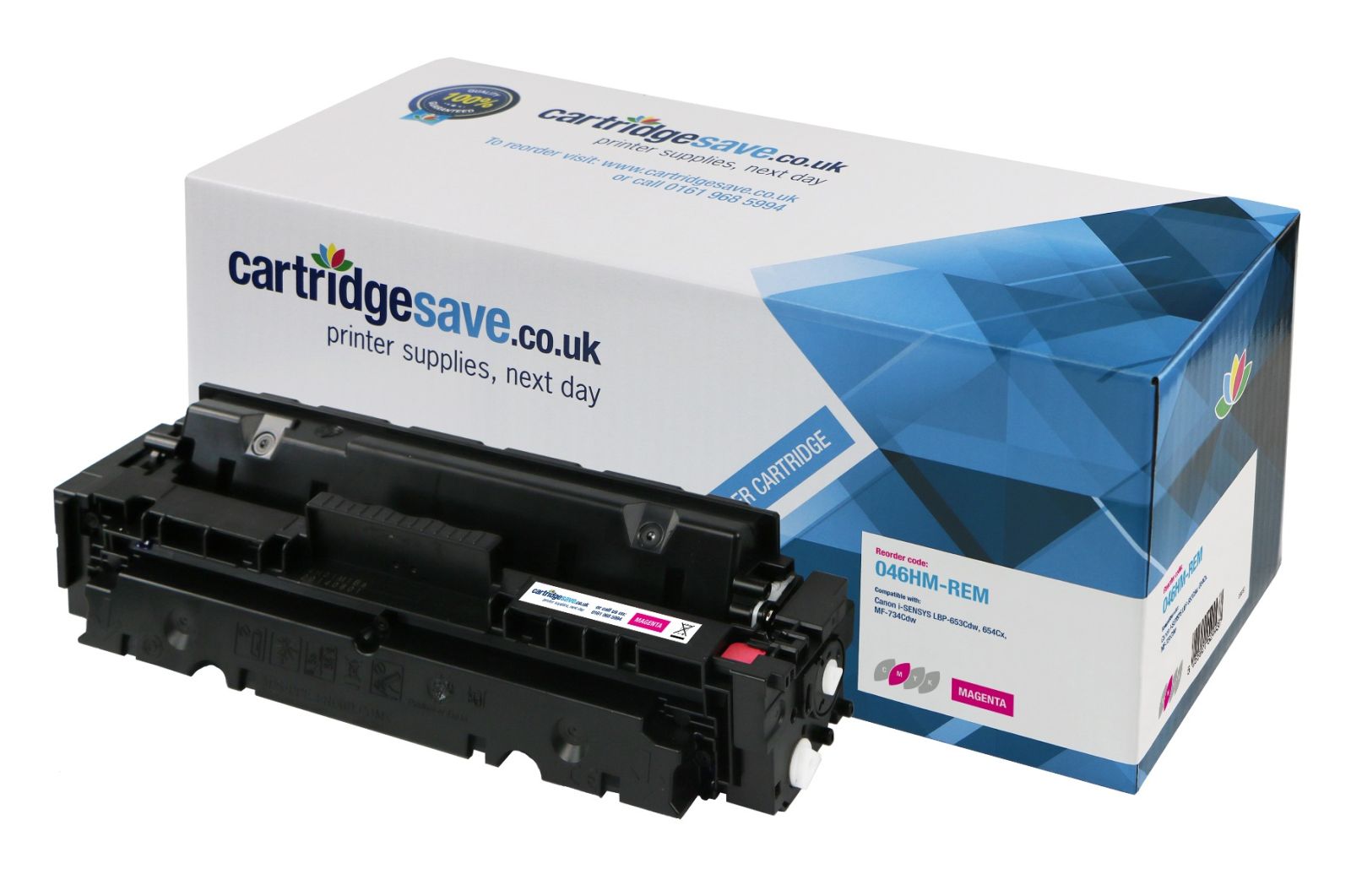 Compatible Canon 046H-M High Capacity Magenta Toner Cartridge (1252C002)