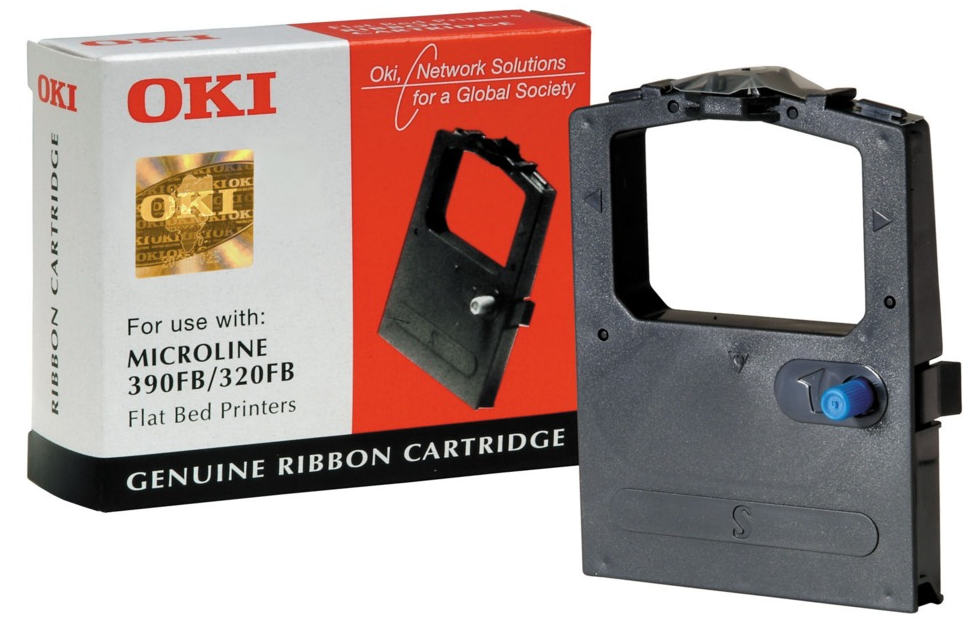 OKI 9002310 Microline Black Nylon Ink Ribbon