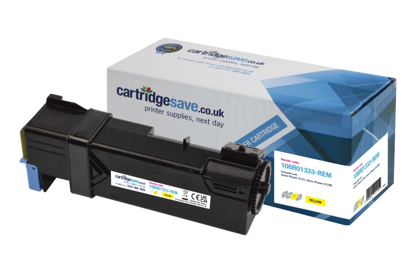 Compatible Xerox 106R01333 Yellow Toner Cartridge