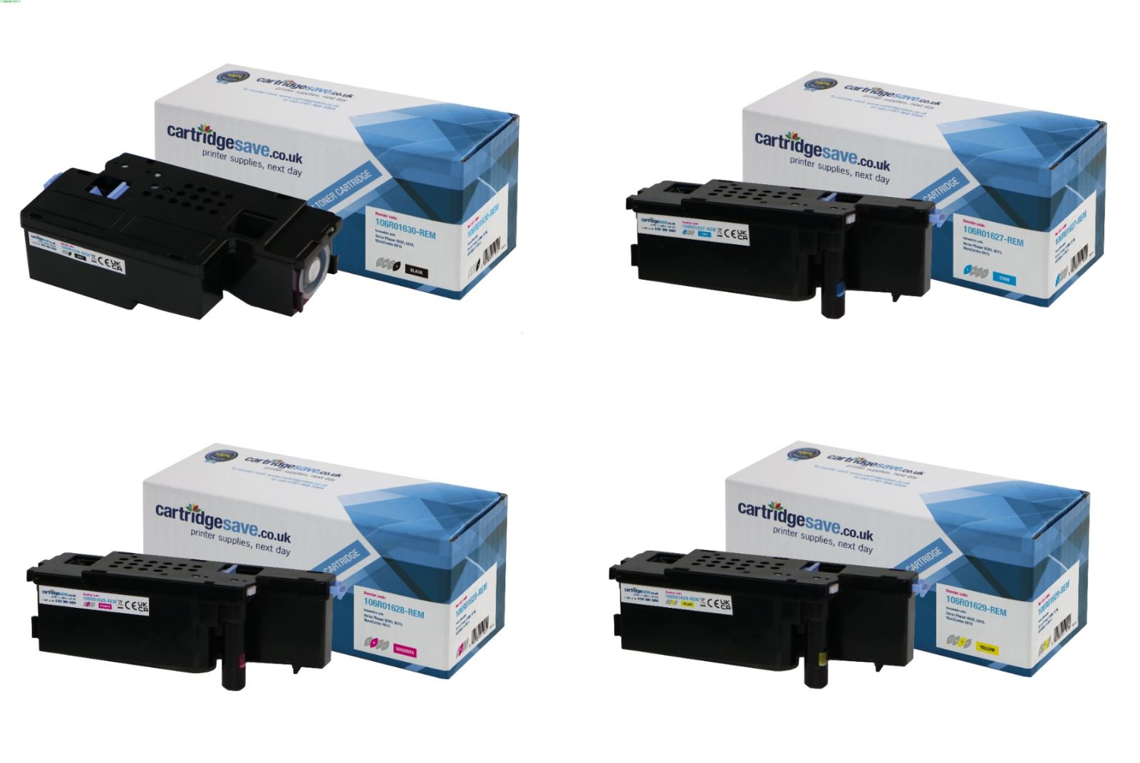 Compatible Xerox 106R016 4 Colour Toner Cartridge Multipack