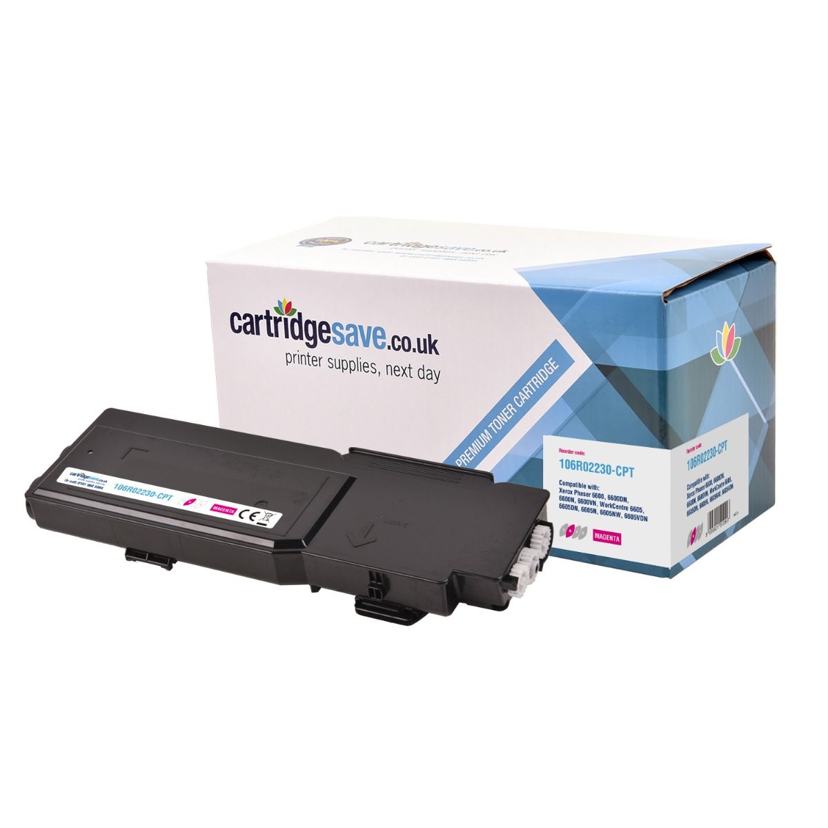 Compatible Xerox 106R02230 Magenta High Capacity Toner Cartridge