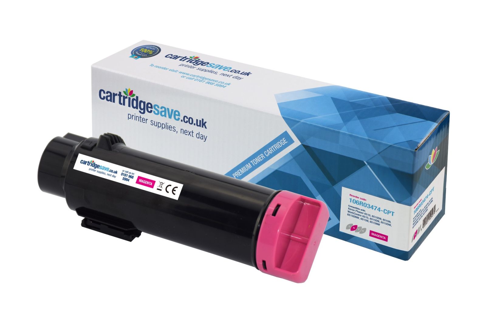 Compatible Xerox 106R03474 Magenta Toner Cartridge