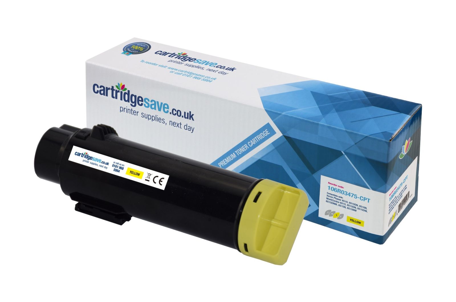 Compatible Xerox 106R03475 Yellow Toner Cartridge