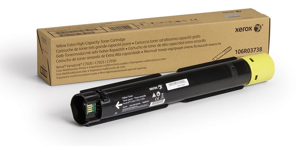 Xerox 106R03738 Extra High Capacity Yellow Toner Cartridge