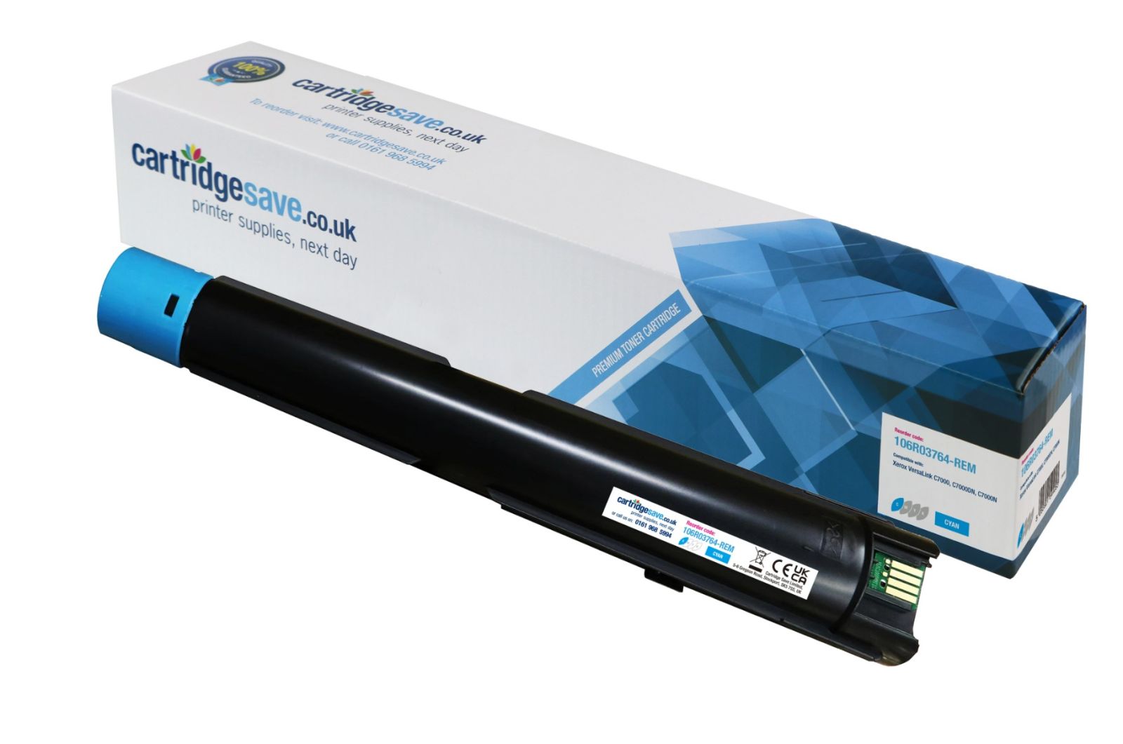 Compatible Xerox 106R03764 Cyan Toner Cartridge