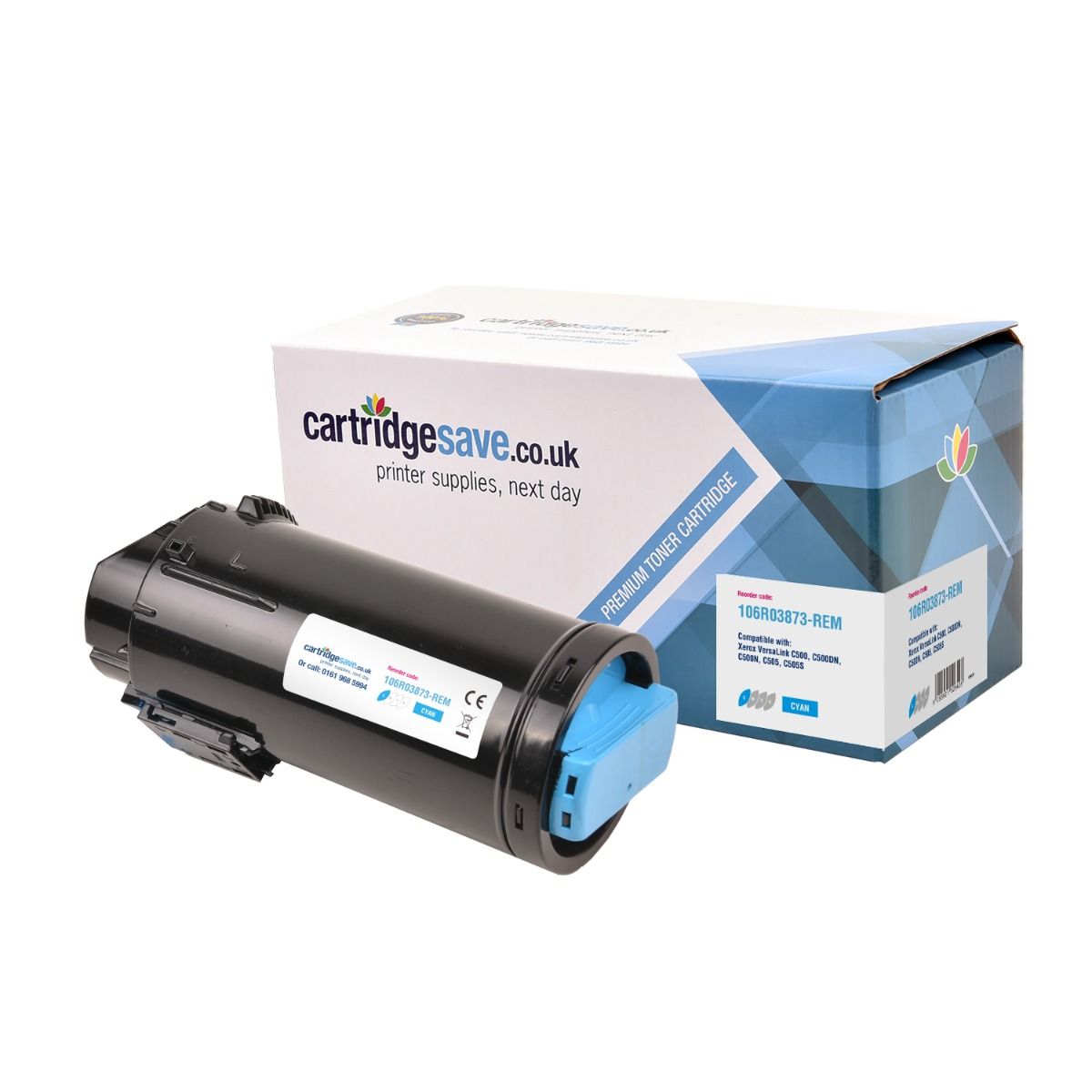 Compatible Xerox 106R03873 Extra High Capacity Cyan Toner Cartridge