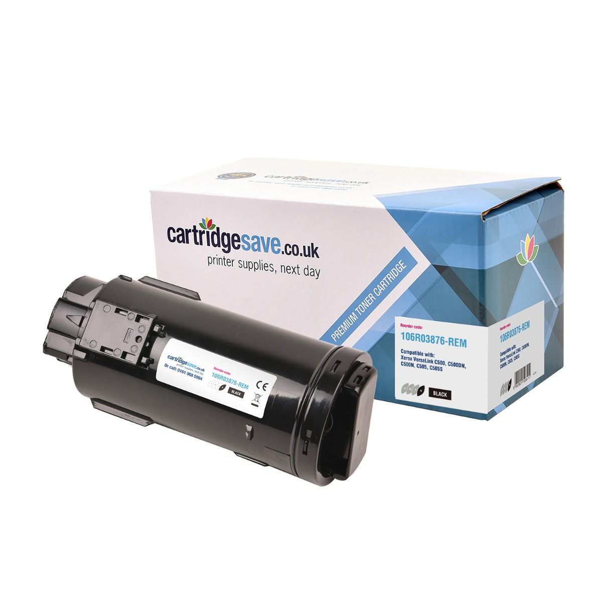 Compatible Xerox 106R03876 High Capacity Black Toner Cartridge