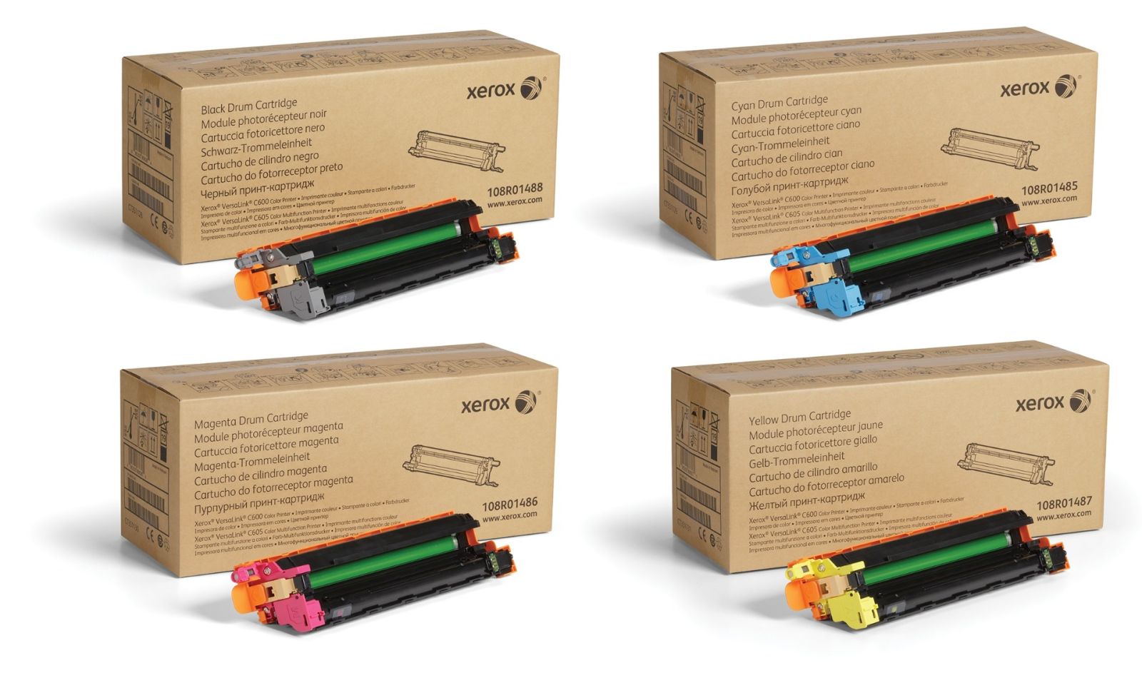 Xerox 108R0148 4 Colour Drum Cartridge Multipack