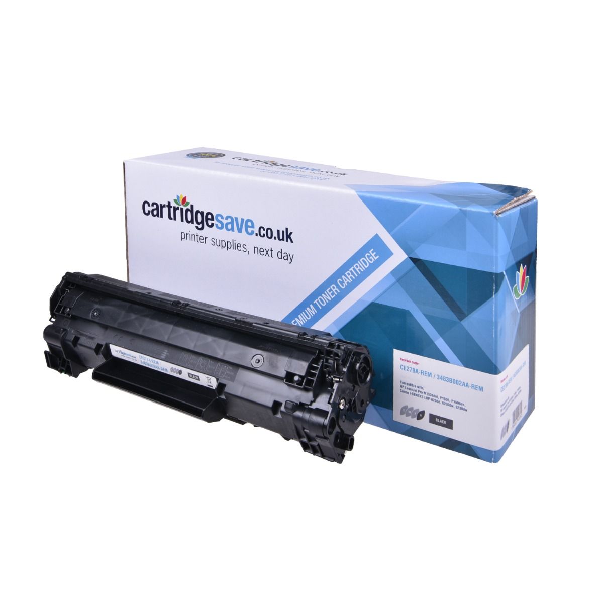 Compatible Canon 726 Black Toner Cartridge - (3483B002AA)