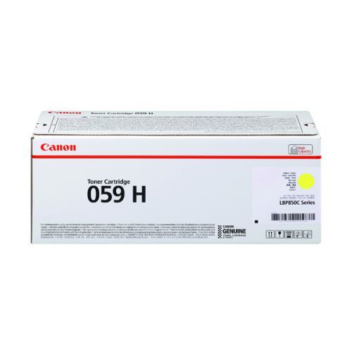 Canon 059H Yellow Toner Cartridge - (3624C001)