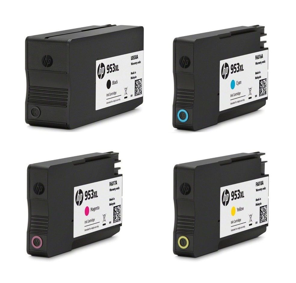 HP 953XL 4 Colour High Capacity Ink Cartridge Multipack (3HZ52AE)