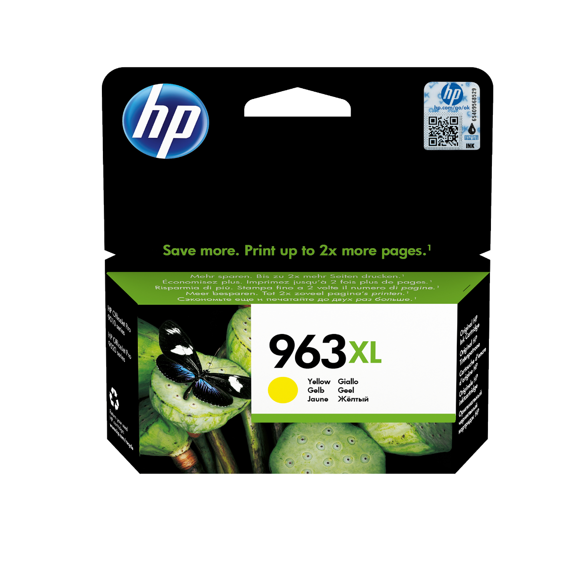 HP 963XL High Capacity Yellow Ink Cartridge - (3JA29AE)