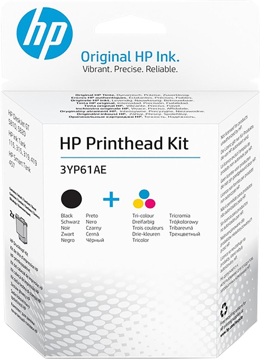 HP 3YP61AE 4 Colour Black and Tri-Colour Printhead