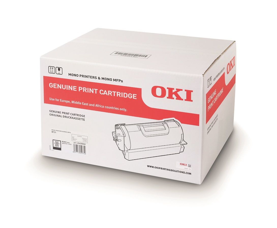 OKI 45439002 High Capacity Black Toner Cartridge