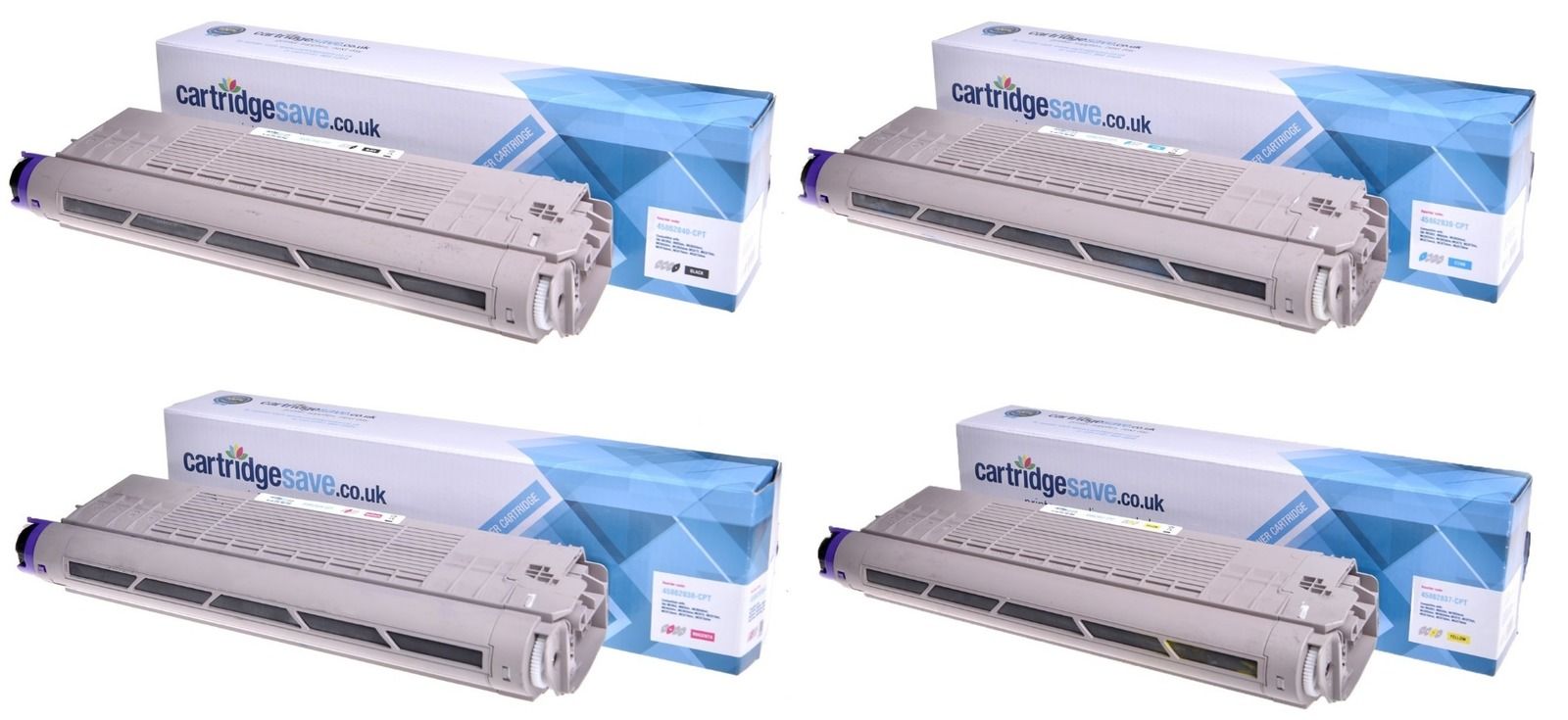 Compatible Oki 458628 4 Colour Toner Cartridge Multipack