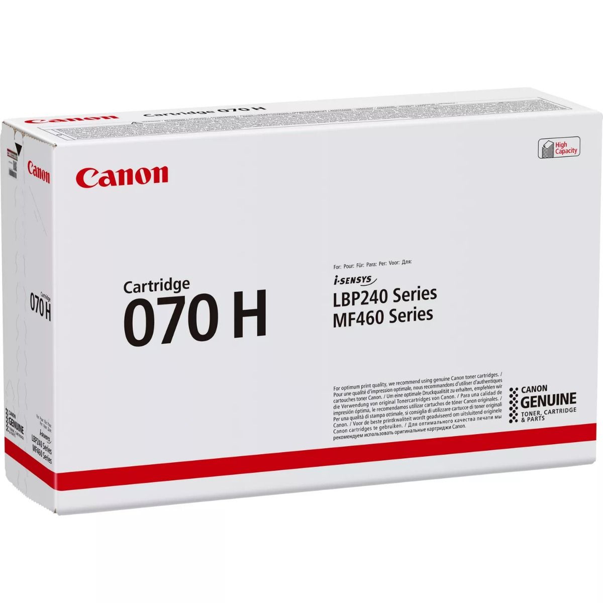 Canon 070H High Capacity Black Toner Cartridge - (5640C002)