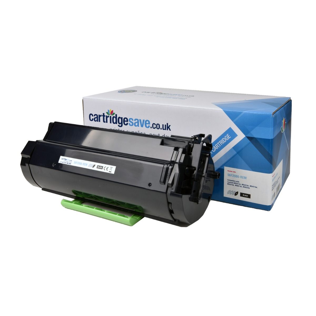 Compatible Lexmark 56F2000 Black Toner Cartridge - (56F2000)