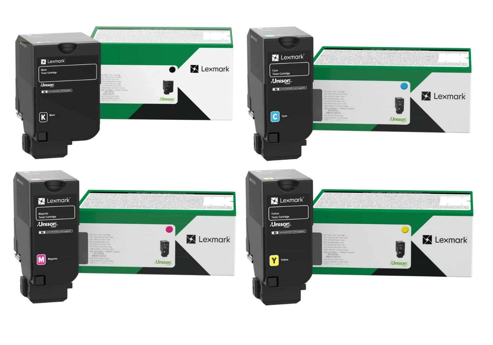 Lexmark 71C2H High Capacity 4 Colour Return Programme Toner Cartridge Multipack