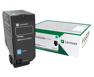 Lexmark 73B20C0 Cyan Return Program Toner Cartridge