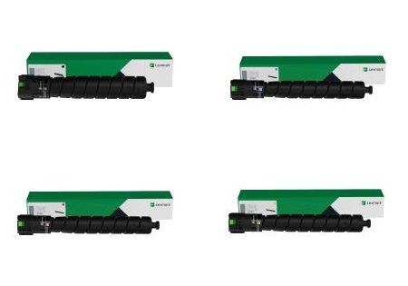 Lexmark 73D0H 4 Colour Return Program Toner Cartridge Multipack