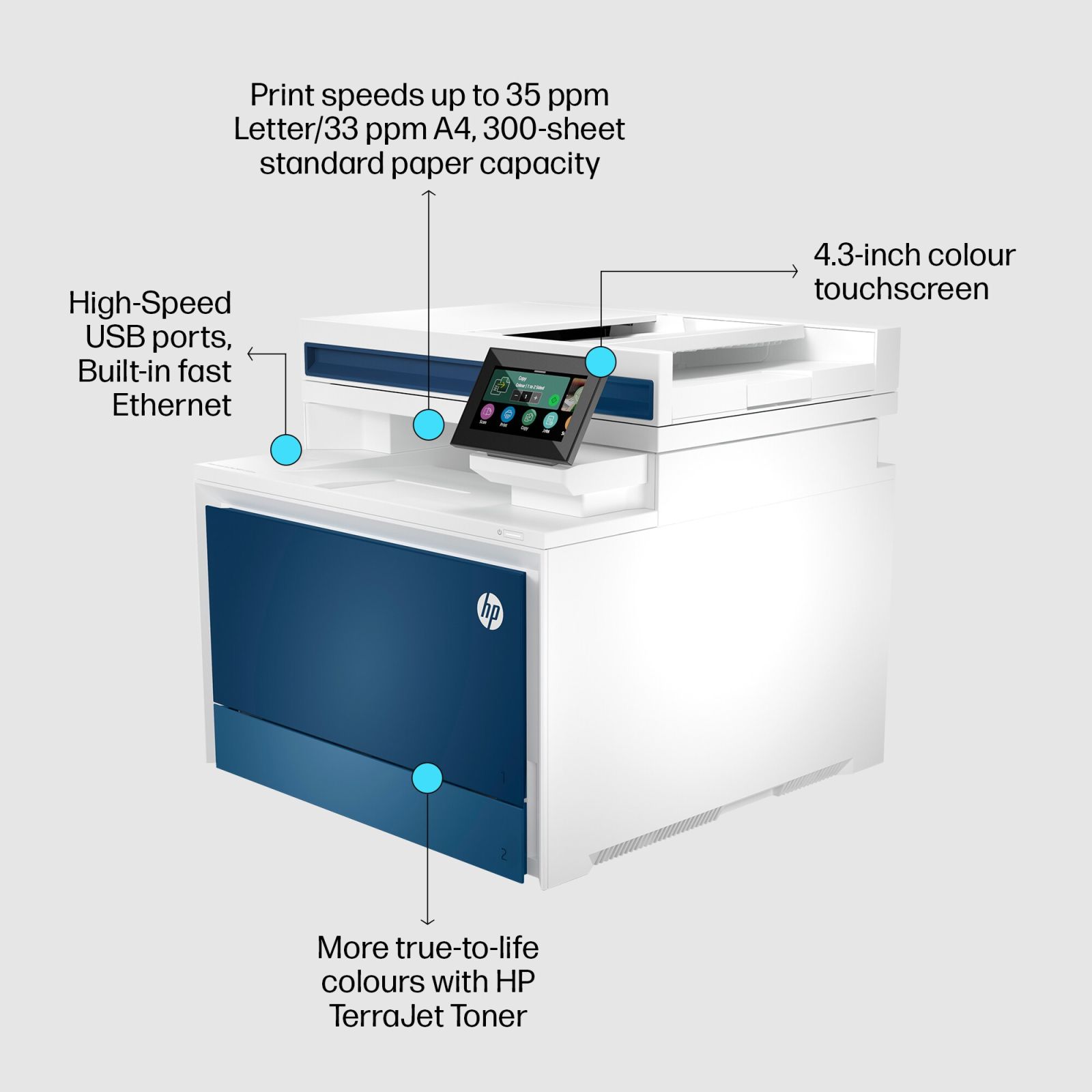 HP LaserJet Pro MFP 4302fdn Colour Laser Printer