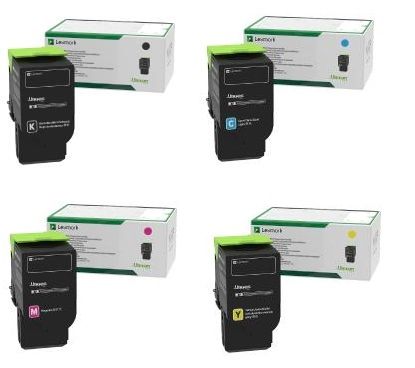 Lexmark 78C20 4 Colour Return Program Toner Cartridge Multipack